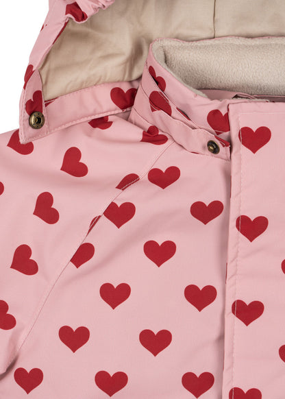 [Konges slojd] Mismou Frill Snow Jacket - Amour Pink