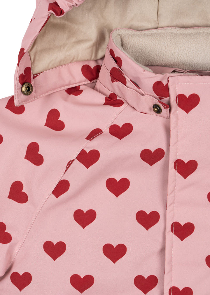 [Konges slojd] Mismou Frill Snow Jacket - Amour Pink