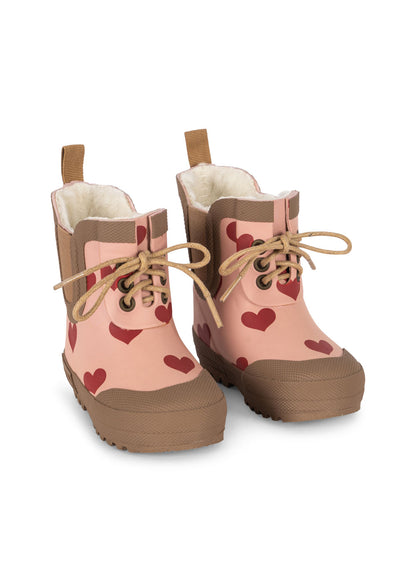 [Konges slojd] Thermo Boots Print - Amour Pink