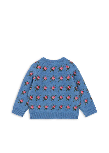 [Konges slojd]Belou Knit Collar Cardigan - Rosie Shade