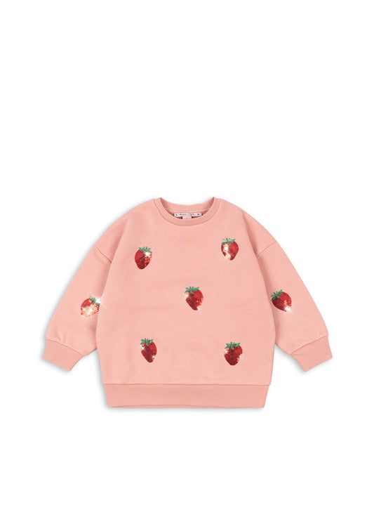 [Konges slojd] Lou Sequin Sweat Shirt - Mellow Rose