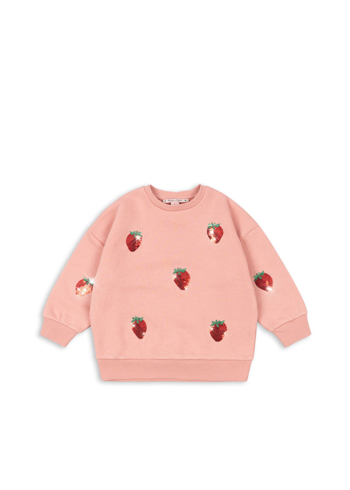 [Konges slojd] Lou Sequin Sweat Shirt - Mellow Rose