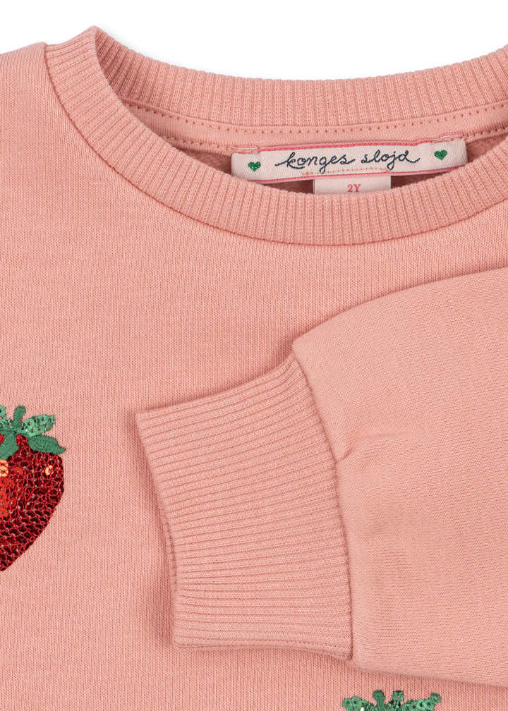 [Konges slojd] Lou Sequin Sweat Shirt - Mellow Rose