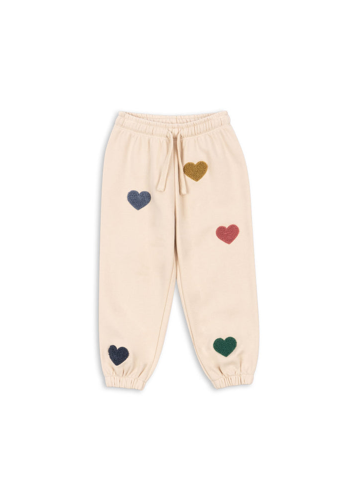 [Konges slojd] Lou Terry Sweat Pants - Multi Heart