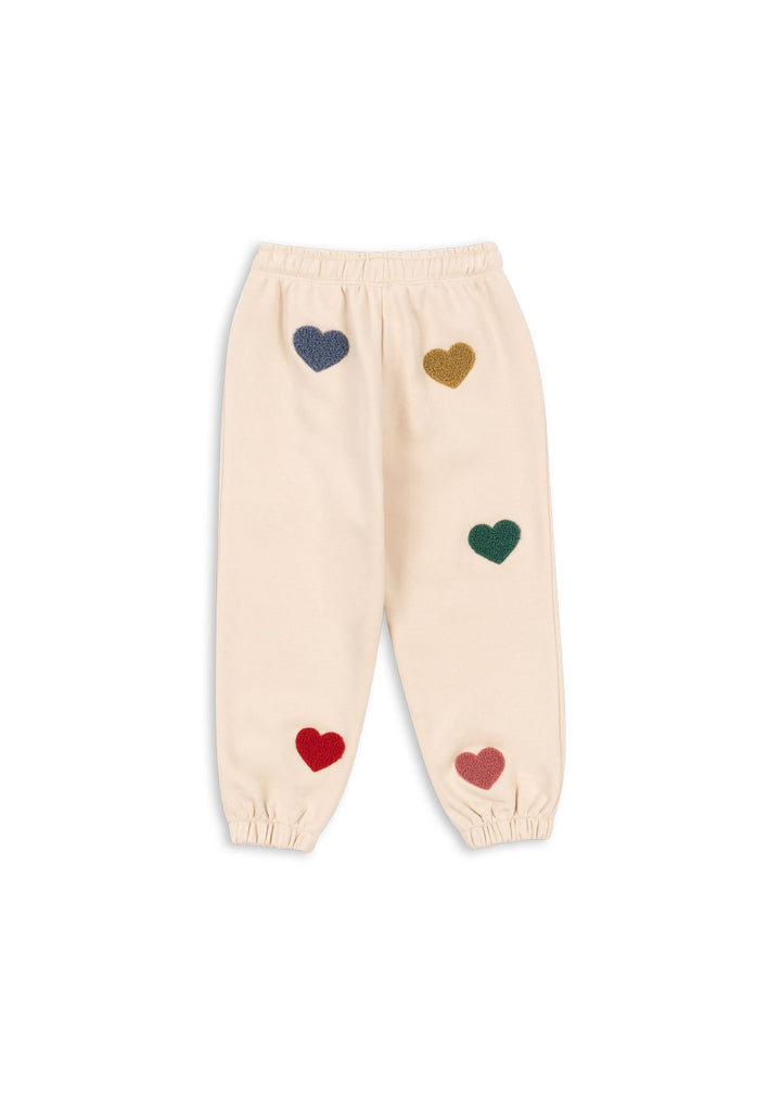 [Konges slojd] Lou Terry Sweat Pants - Multi Heart