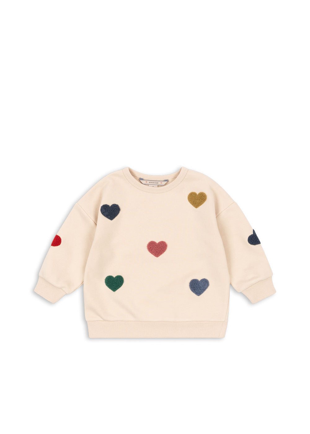 [Konges slojd] Lou Terry Sweat Shirt - Multi Heart