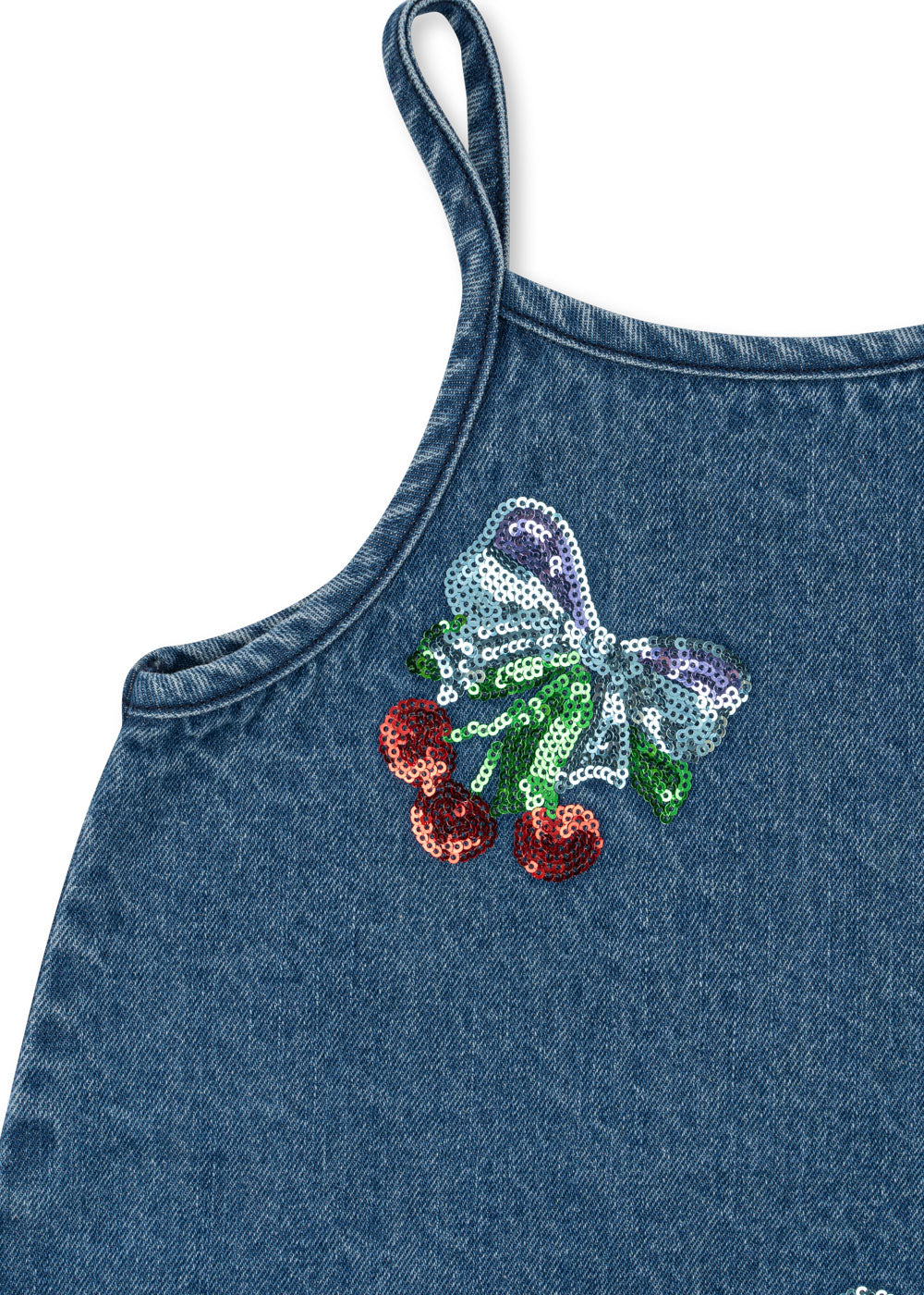 [Konges slojd] Magot Sequin Strap Dress GOTS - Amarena Sequin