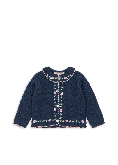[Konges slojd] Rosier Cardigan - Ensign Blue