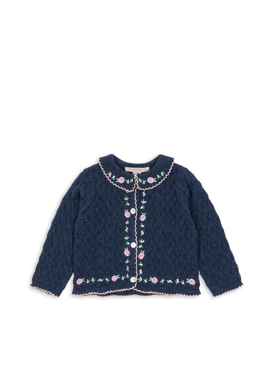 [Konges slojd] Rosier Cardigan - Ensign Blue