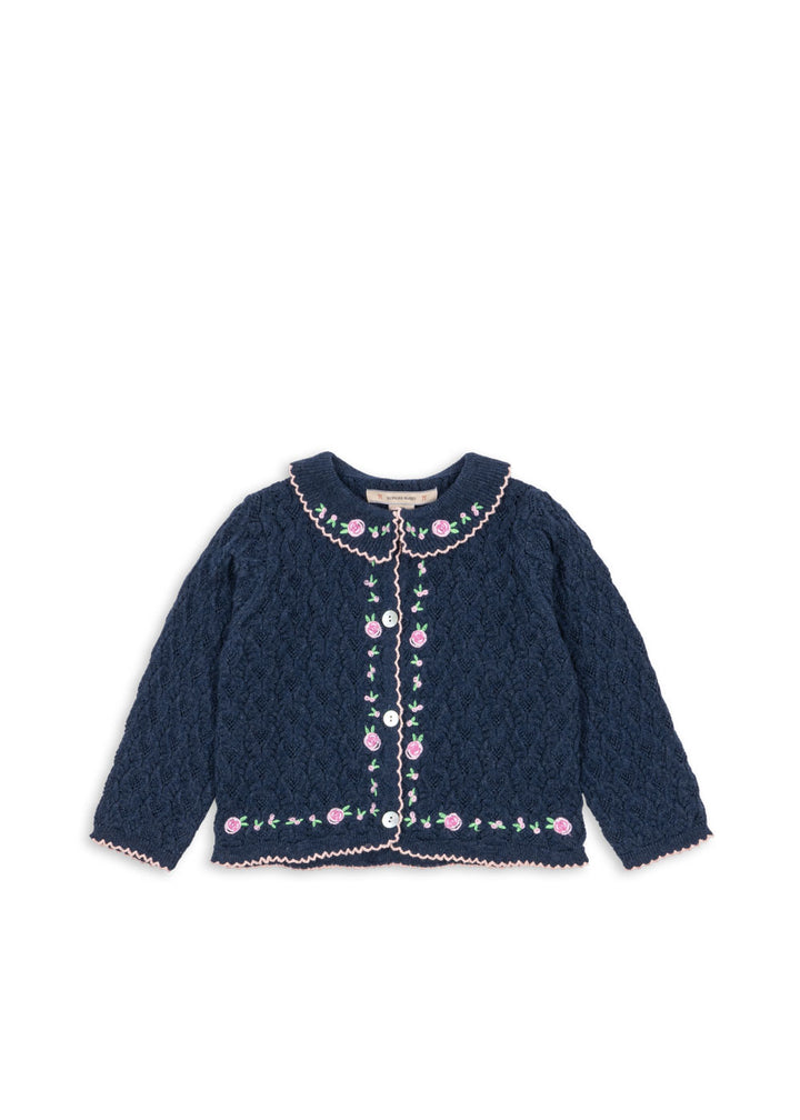 [Konges slojd] Rosier Cardigan - Ensign Blue