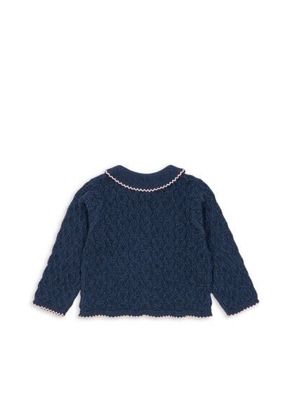 [Konges slojd] Rosier Cardigan - Ensign Blue