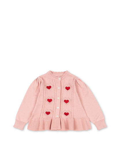[Konges slojd] Soleil Cardigan Gots - Silver Pink