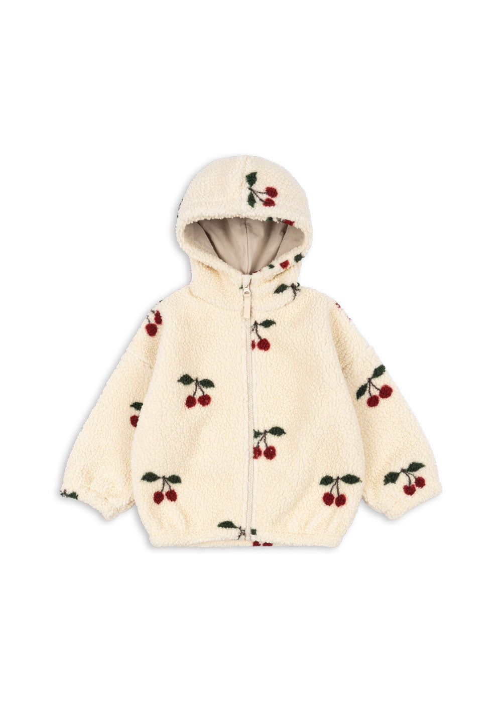 [Konges slojd] Jody Teddy Hoodie Jacket - Ma Grande Cerise