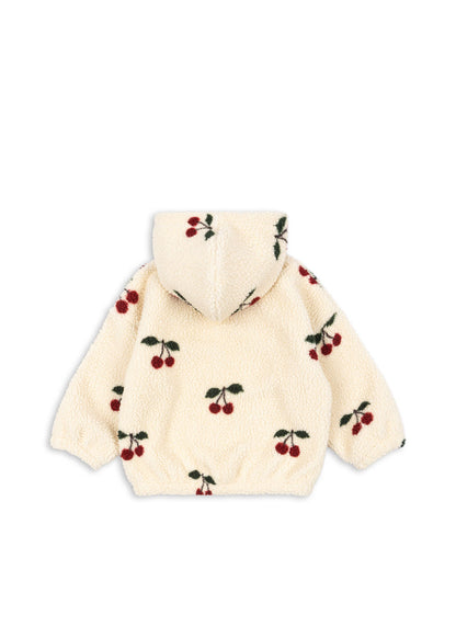[Konges slojd] Jody Teddy Hoodie Jacket - Ma Grande Cerise