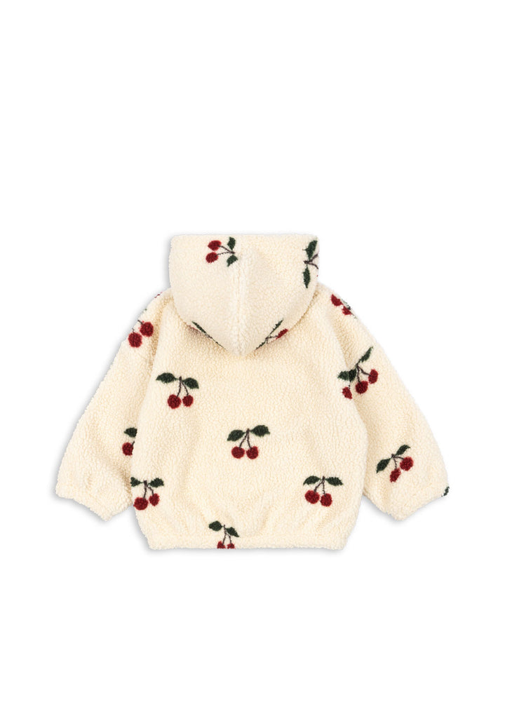 [Konges slojd] Jody Teddy Hoodie Jacket - Ma Grande Cerise