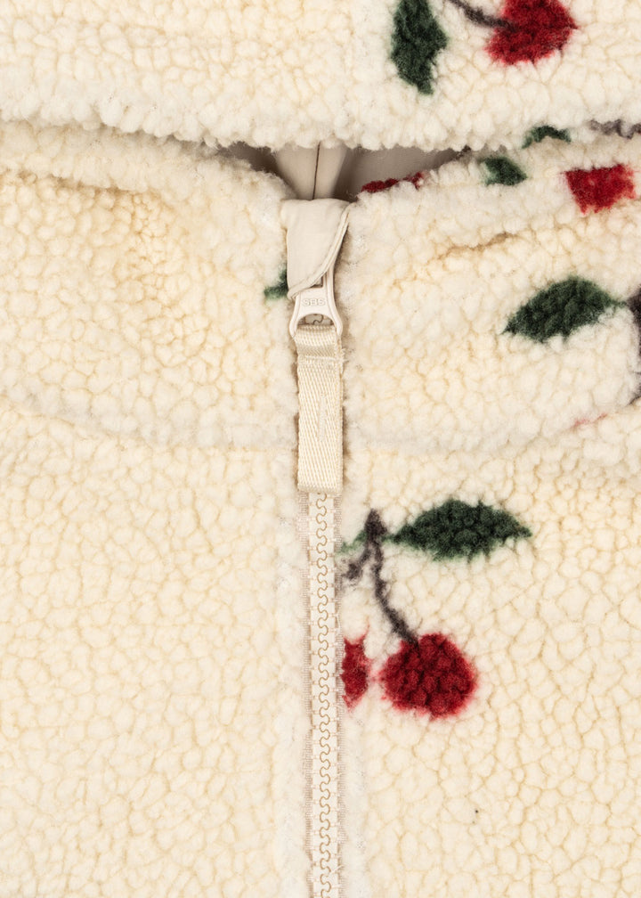 [Konges slojd] Jody Teddy Hoodie Jacket - Ma Grande Cerise