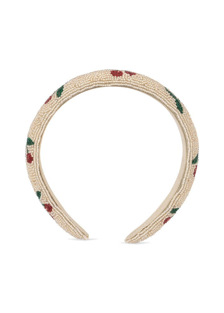 [Konges slojd] Beaded Hairbrace - Cherry