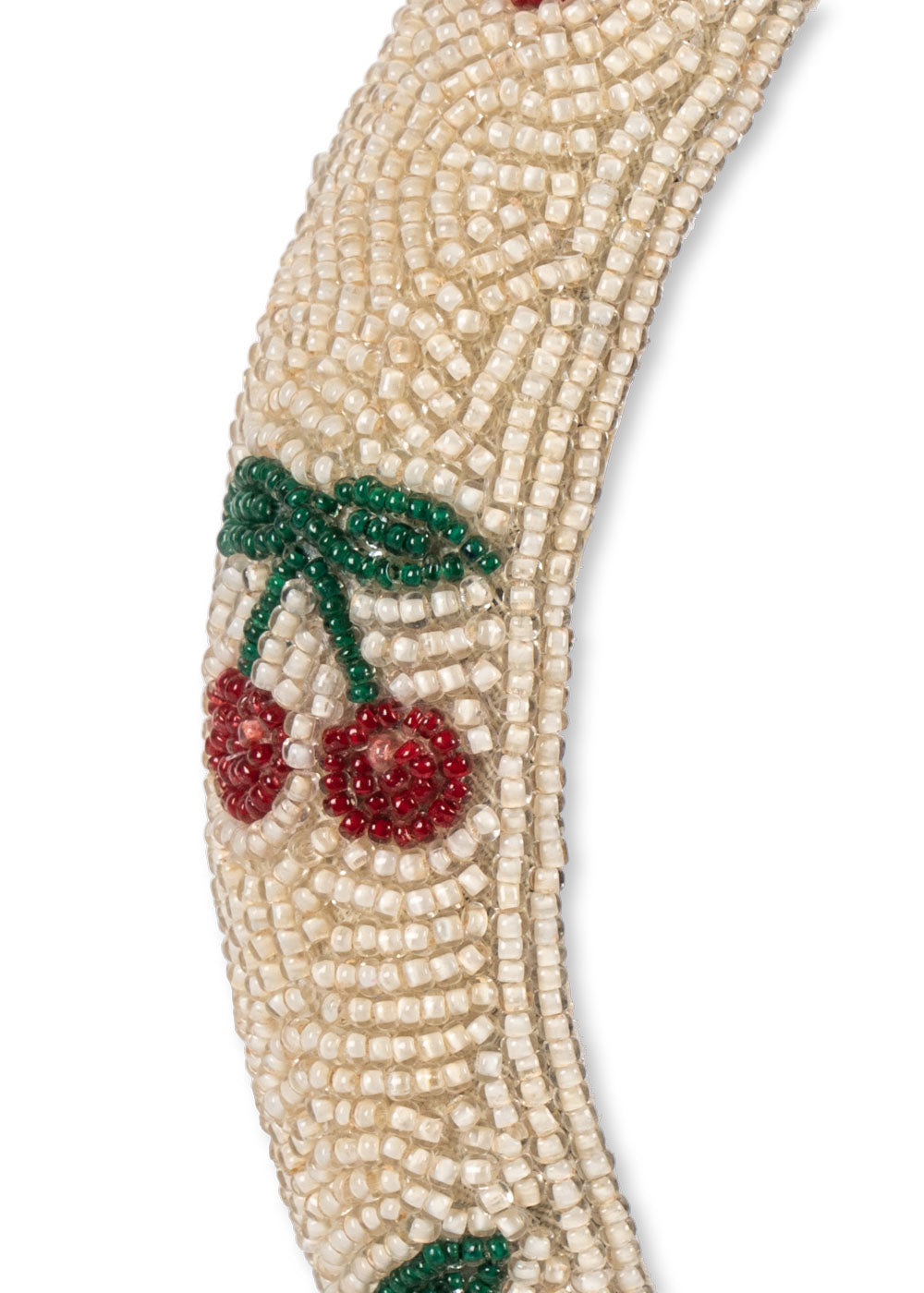 [Konges slojd] Beaded Hairbrace - Cherry