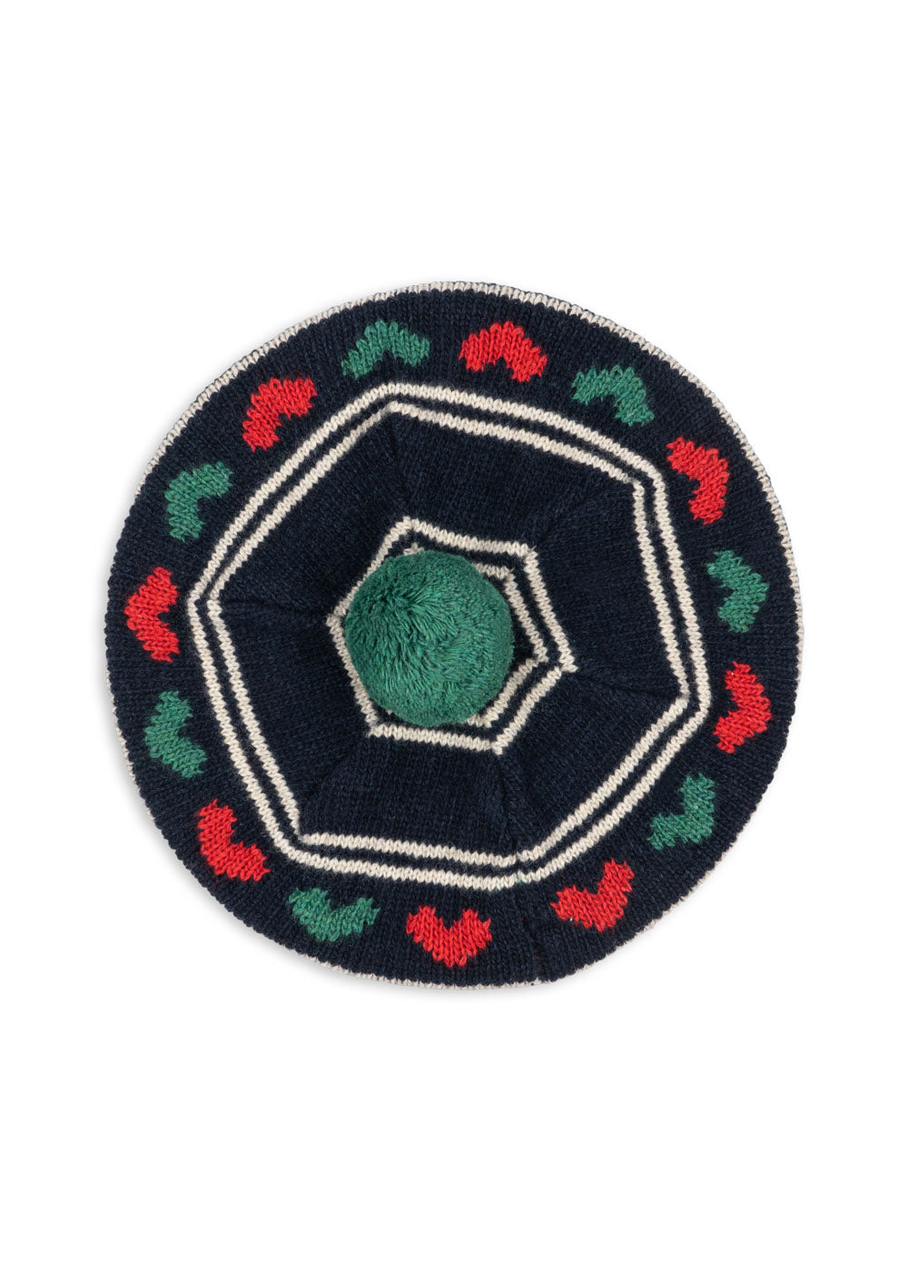 [Konges slojd] Belou Knit Beret - Heart