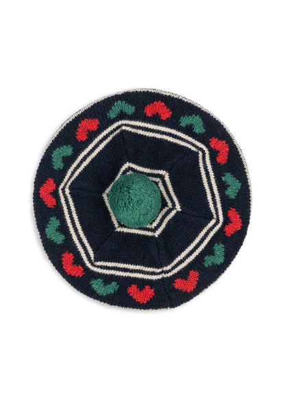 [Konges slojd] Belou Knit Beret - Heart