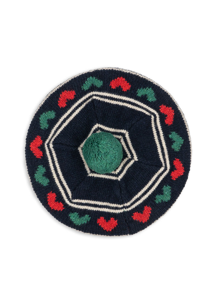 [Konges slojd] Belou Knit Beret - Heart