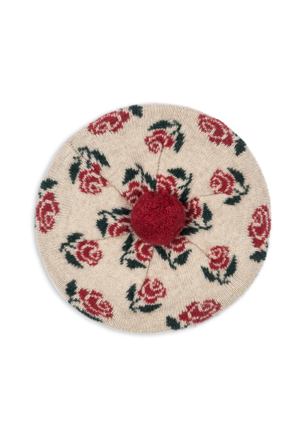 [Konges slojd] Belou Knit Beret - Rose
