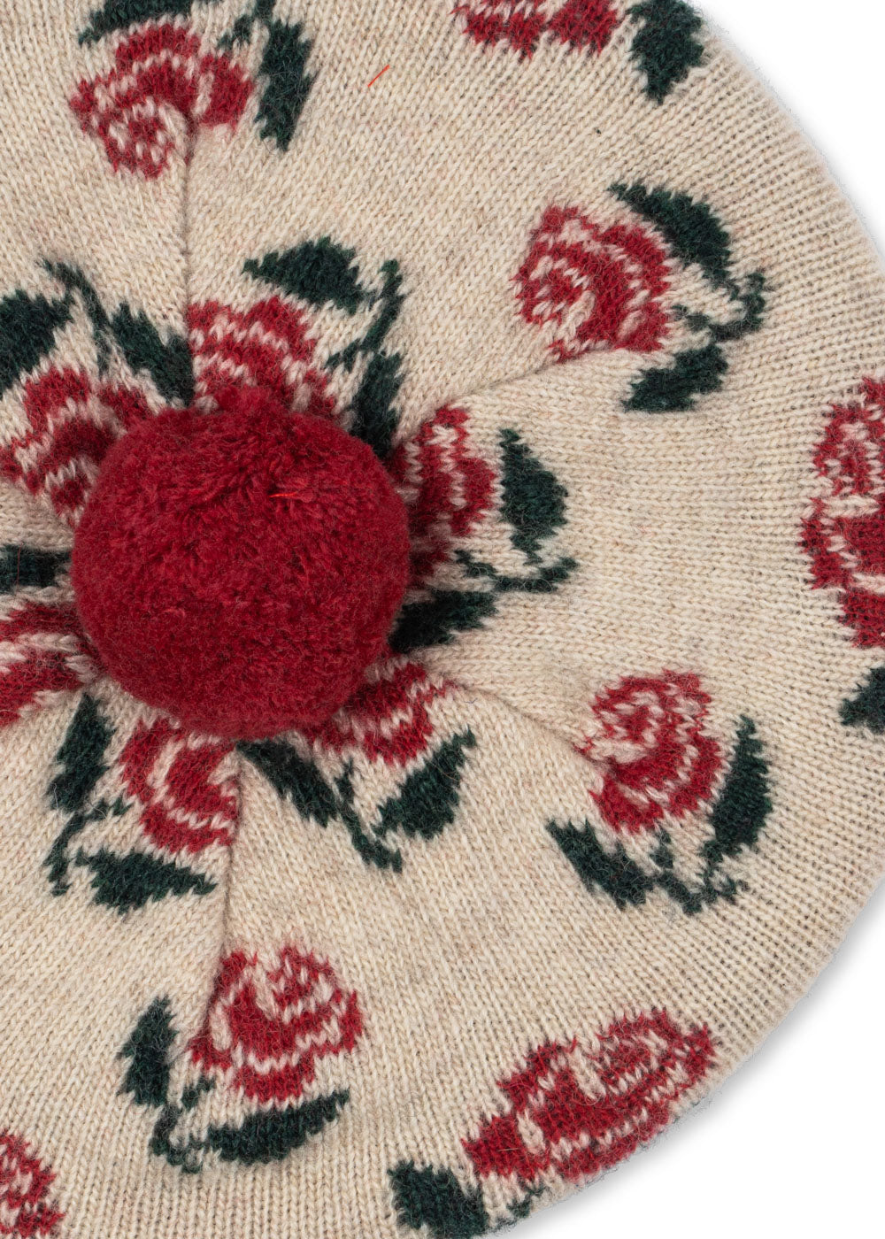 [Konges slojd] Belou Knit Beret - Rose