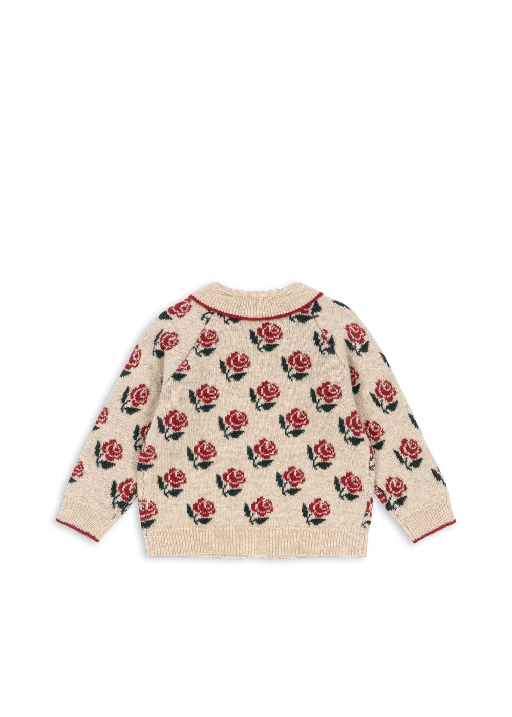 [Konges slojd] Belou Knit Collar Cardigan - Rose