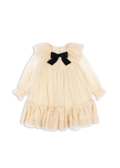 [Konges slojd] Bow Dress - Parchment