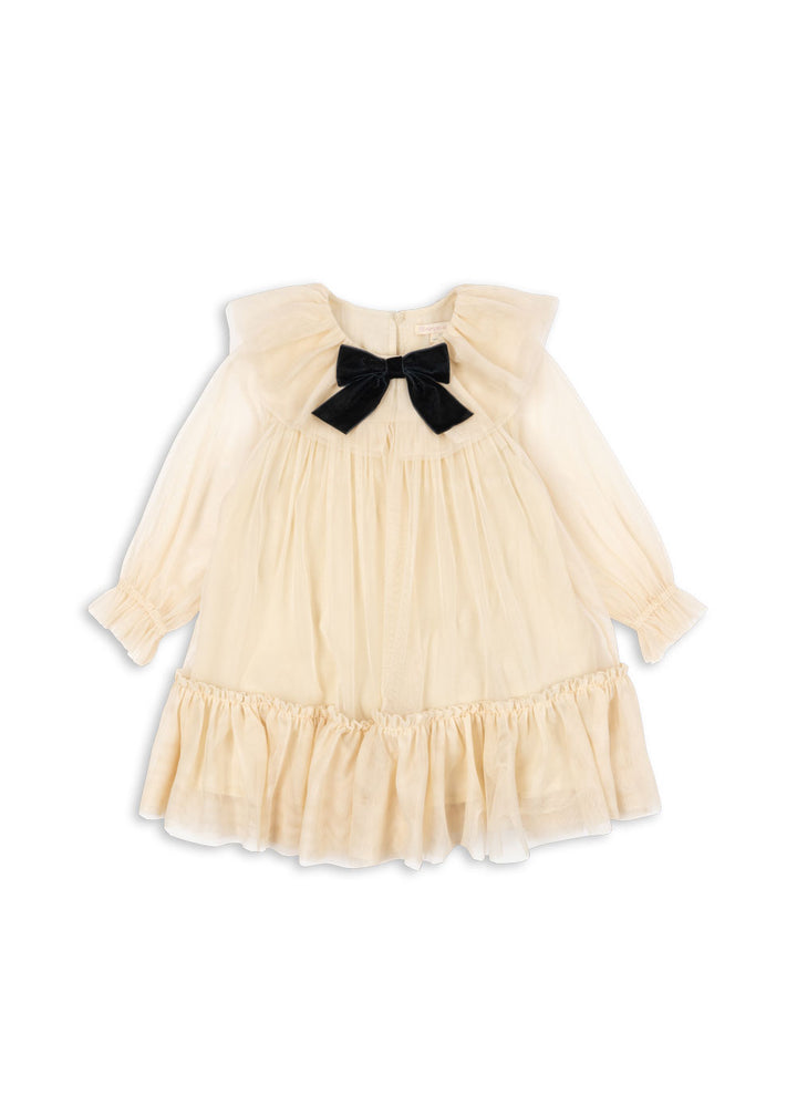[Konges slojd] Bow Dress - Parchment
