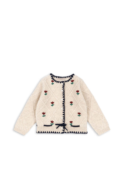 [Konges slojd] Iska Cardigan - Tap Shoe