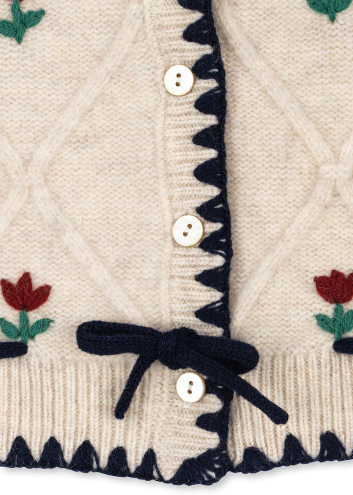 [Konges slojd] Iska Cardigan - Tap Shoe