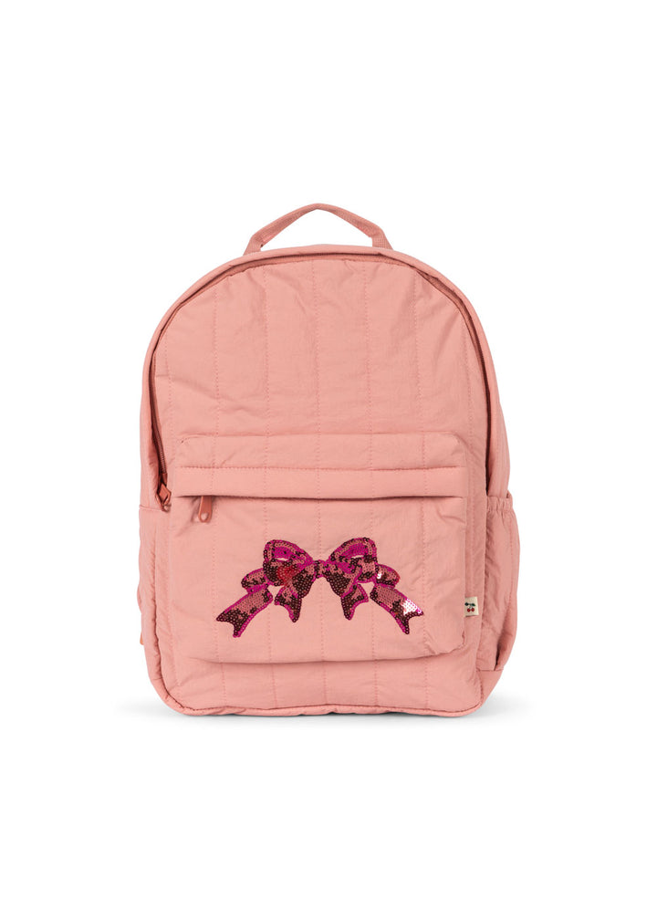 [11월10일 출고예정]
[Konges slojd] Juno Quilted Sequin Backpack - Rose