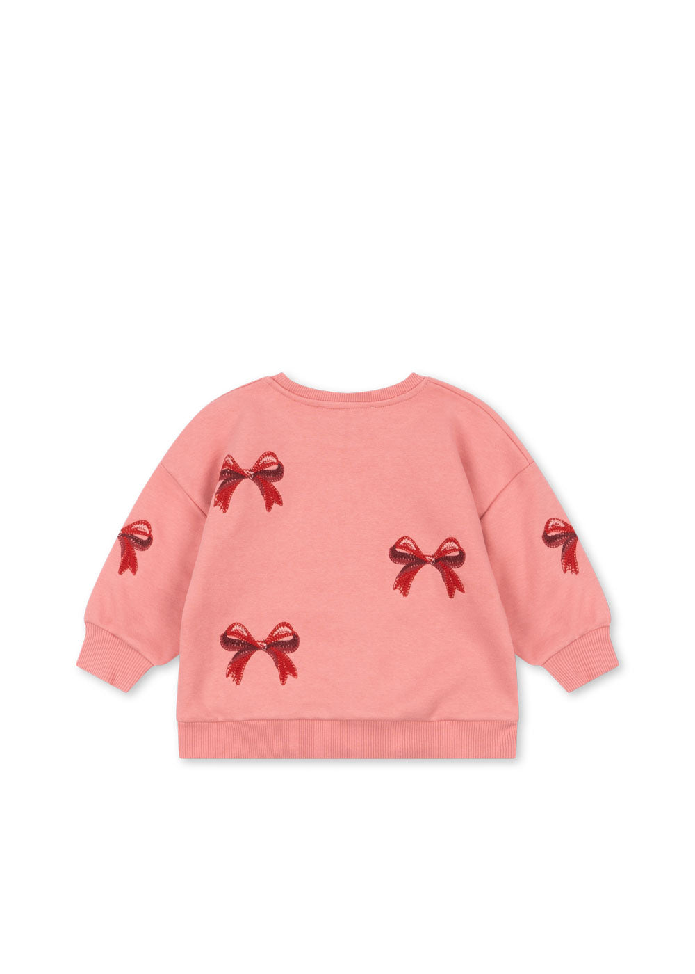 [Konges slojd] Lou Bow Sweat Shirt OCS - Strawberry ICE
