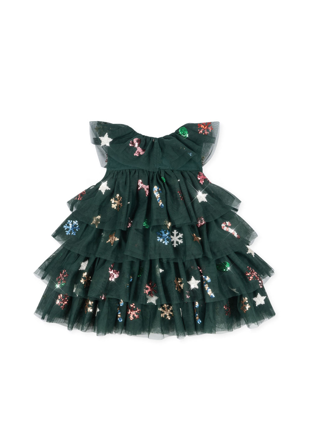 [Konges slojd] Yvonne Christmas Dress -  Hunter Green