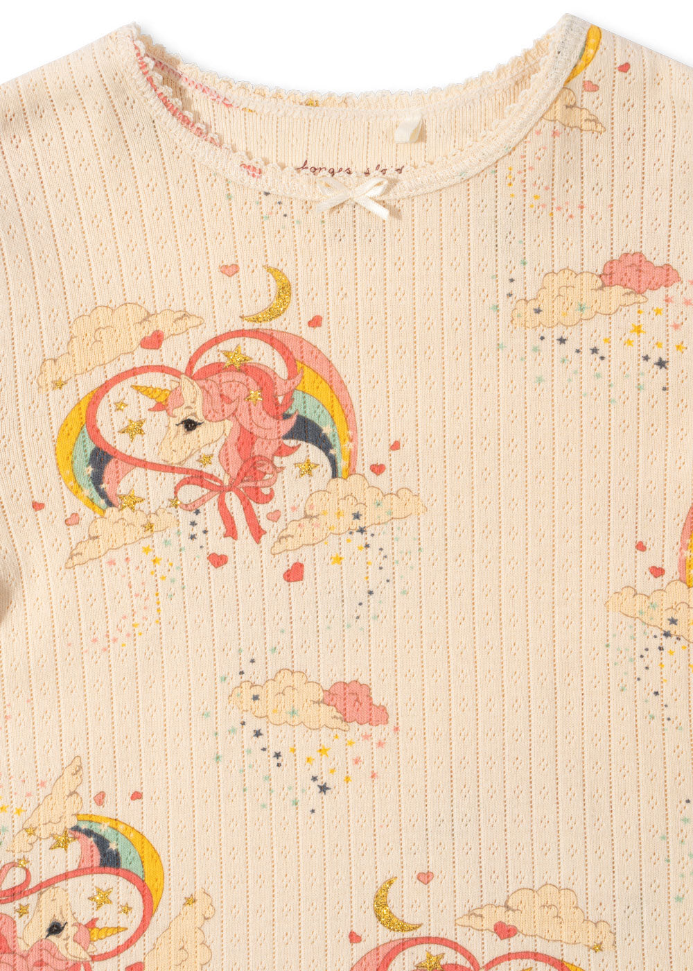 [Konges slojd] Minnie Glitter Blouse GOTS - Horn Stars
