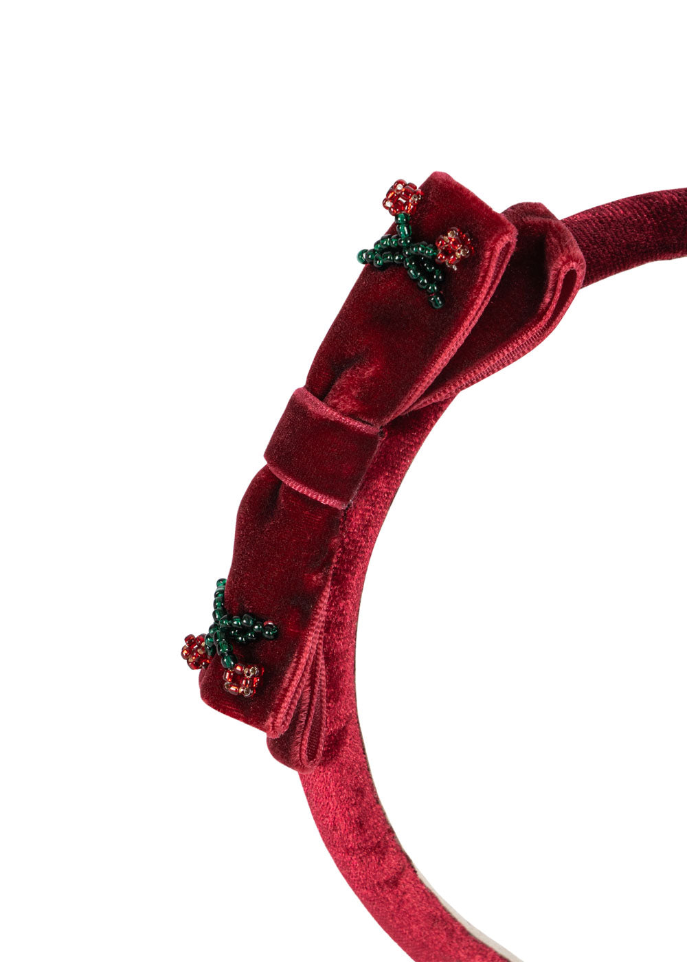 [Konges slojd] Juliette Bow Hairbrace - Rio Red