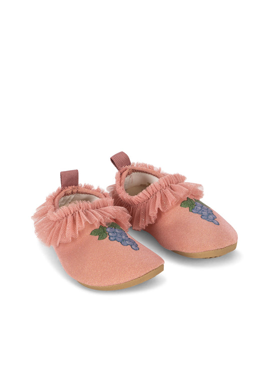 [Konges slojd] Amandine Frill Swim Shoes - Powder Pink