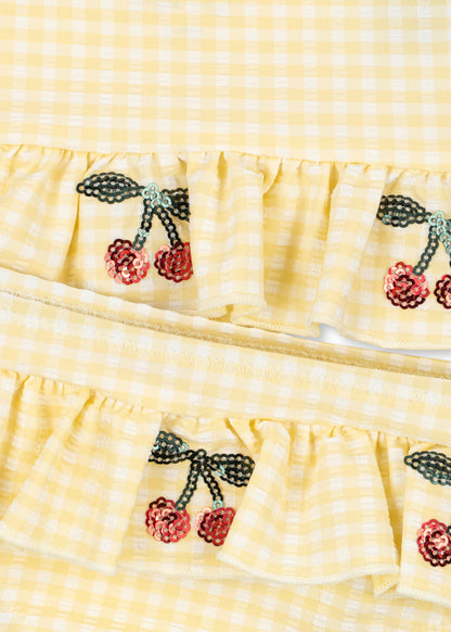 [Konges Slojd] Etta Bikini - Banana Almond Check