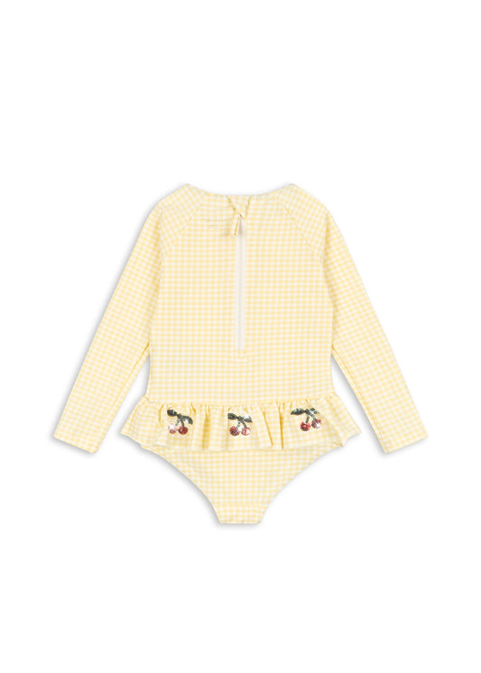 [Konges Slojd] Etta LS Swimsuit - Banana Almond