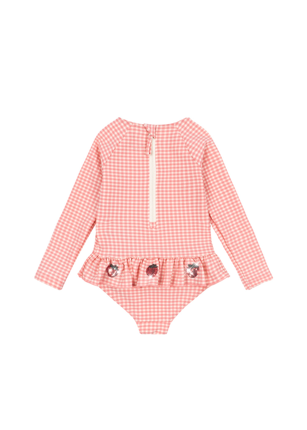 [Konges Slojd] Etta LS Swimsuit - Geranium Pink