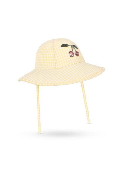 [Konges slojd] Etta Swim Hat - Banana Almond Check