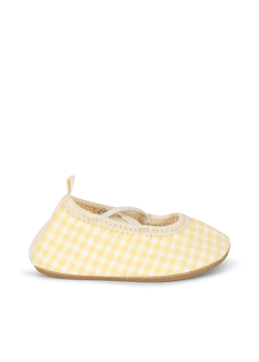 [Konges slojd] Etta Swim Shoes - Banana Almond Check