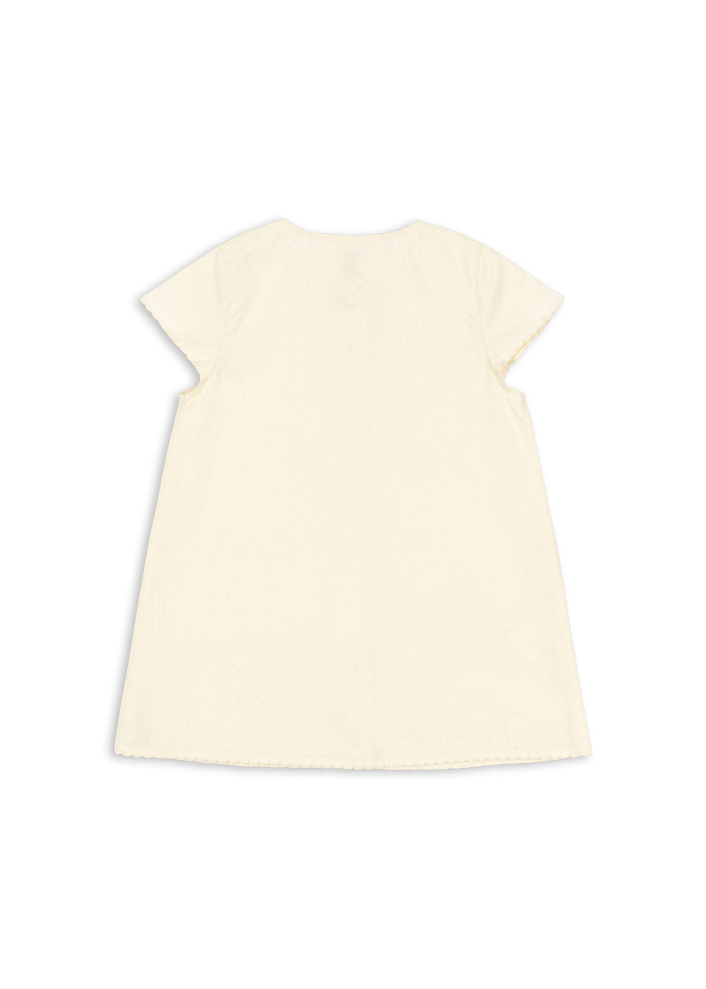 [Konges slojd] Evia Cherry Dress GOTS - Cloud Cream
