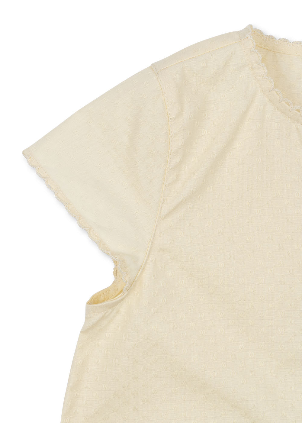 [Konges slojd] Evia Cherry Dress GOTS - Cloud Cream