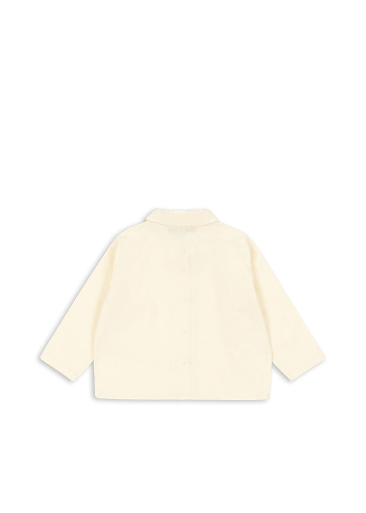 [Konges slojd] Evia Cherry Shirt GOTS - Cloud Cream