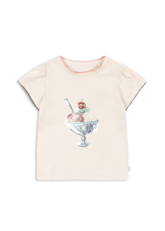 [Konges slojd] Famo Puff Tee GOTS - Buttercream