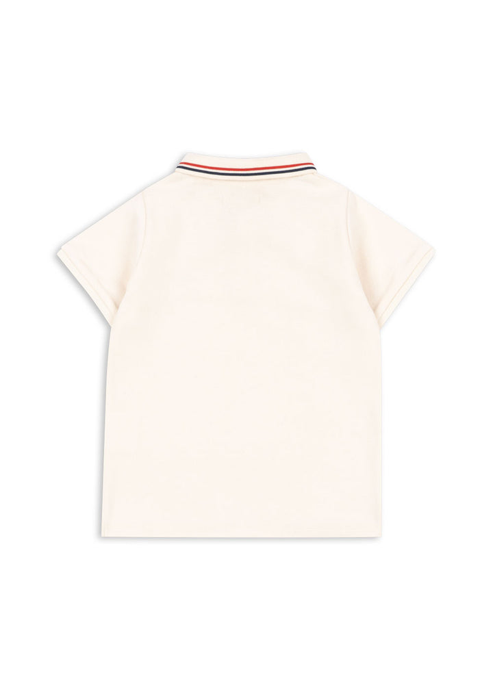 [Konges slojd] Florian Polo Shirt GOTS - Antique White