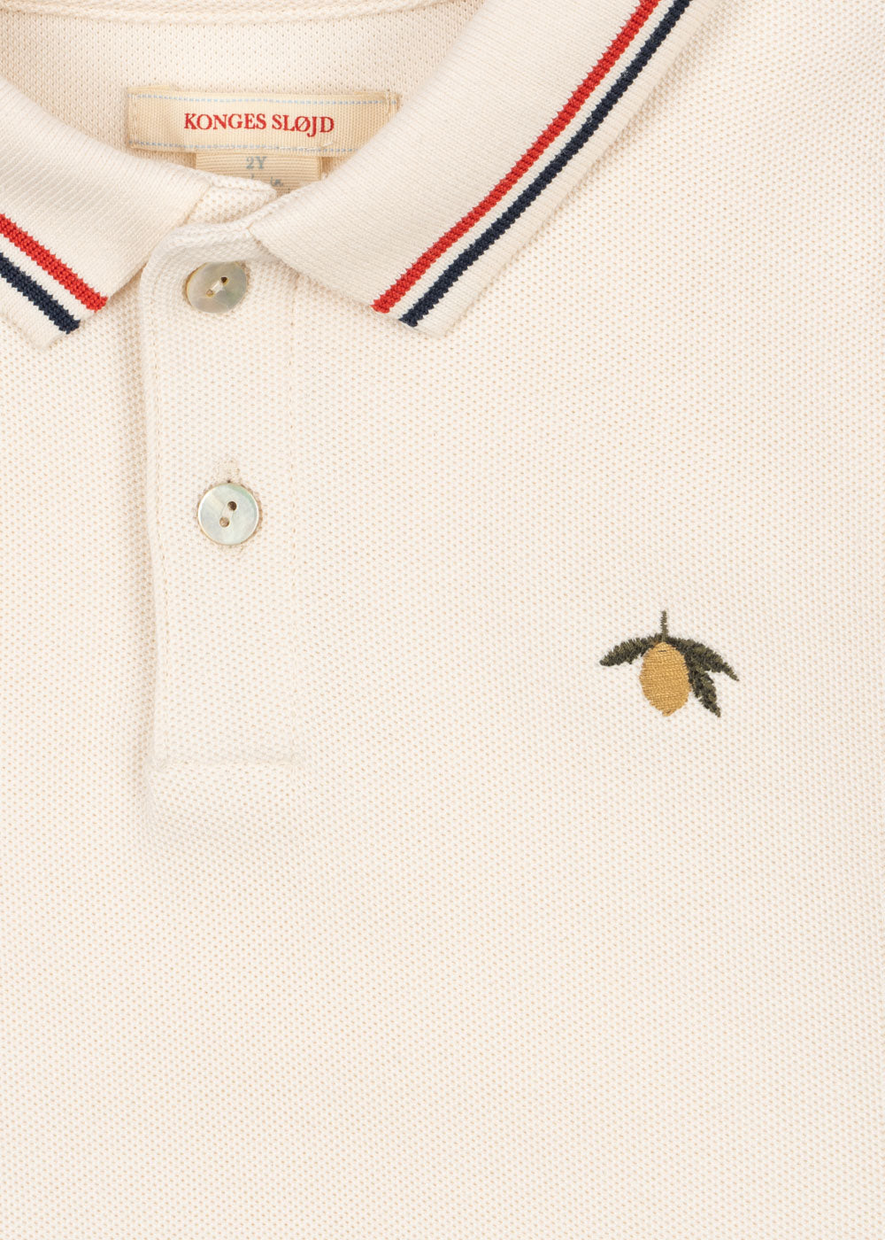 [Konges slojd] Florian Polo Shirt GOTS - Antique White