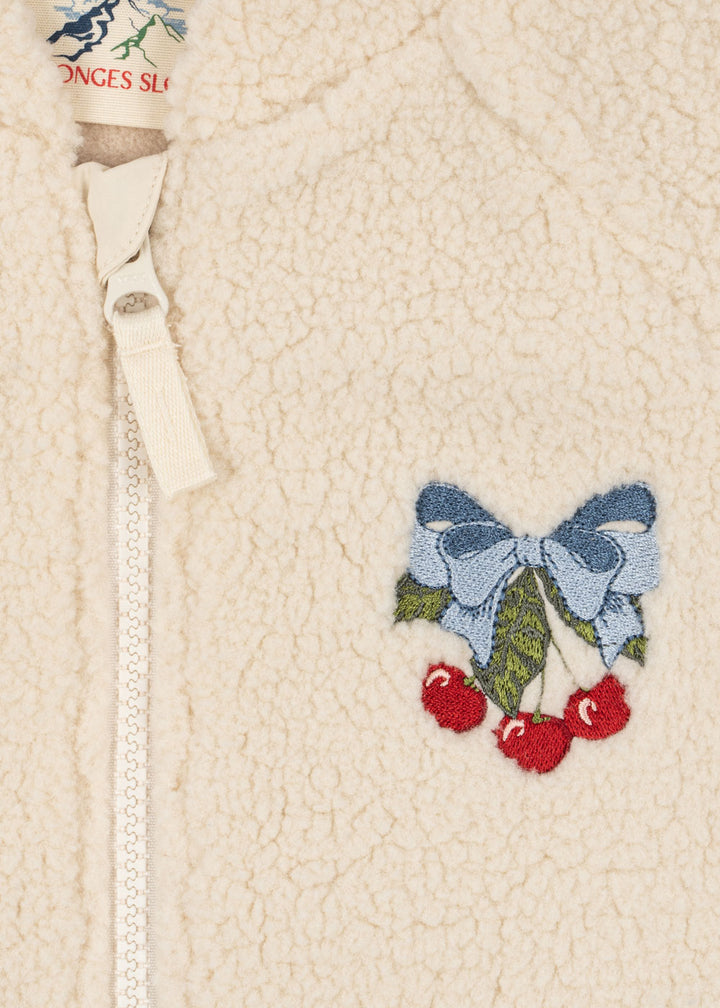 [Konges slojd] Jazz Teddy Jacket - White Smoke